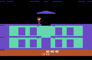 Elevator Action title screen for Atari 2600